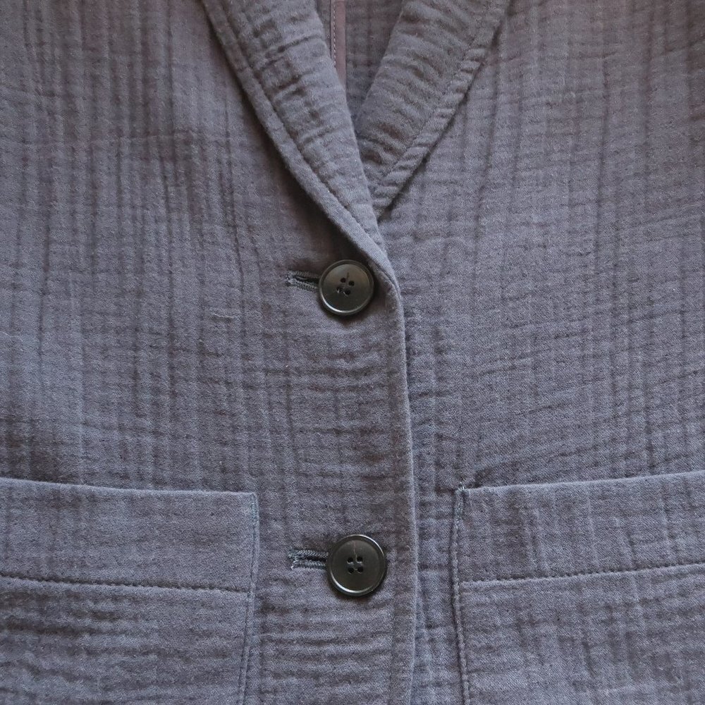 Madewell Grey Lightspun Dorset Single Breasted Slouchy Minimalist Blazer Size S - Picture 11 of 13